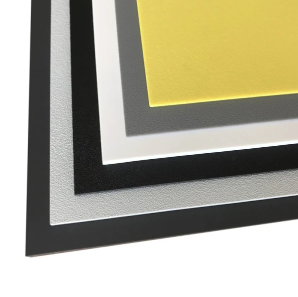Flammebestandig ABS teksturert plastplate