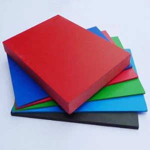 Fargerike ABS høy glanset plast Plate